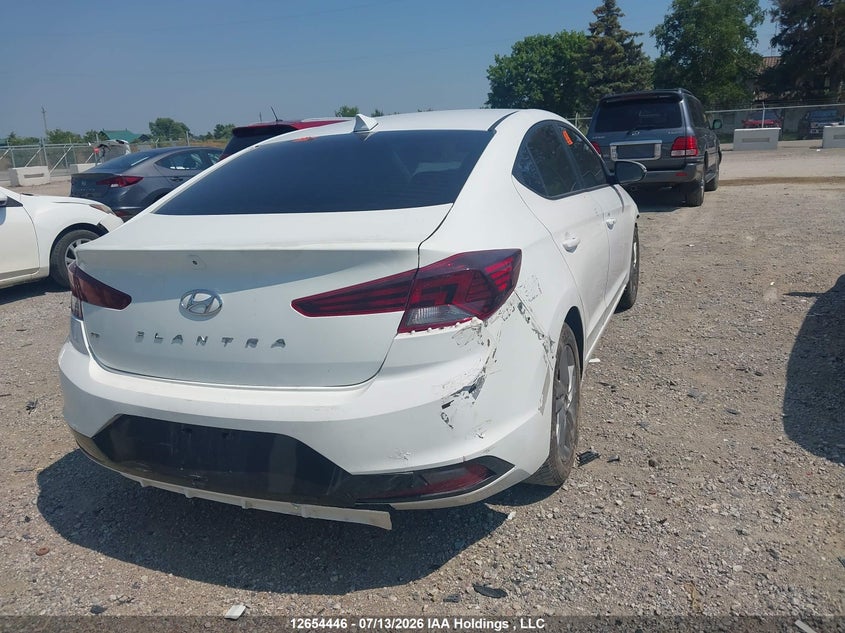 Vin: kmhd84lf8lu101409, lot: 3056375, hyundai elantra sel/value/limited 20204