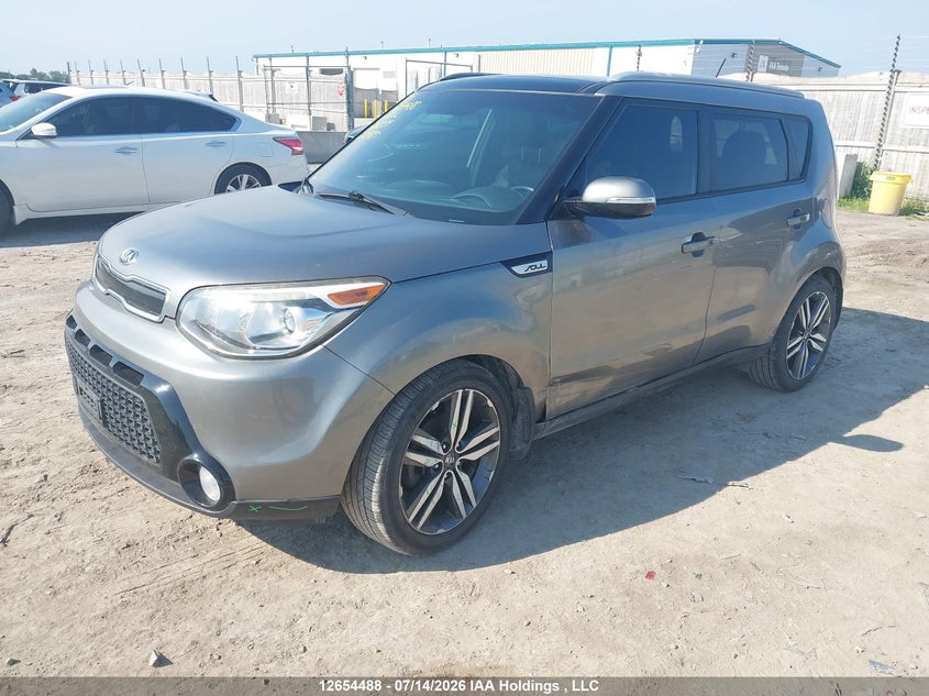 2015 Kia Soul, Левый бок, IAAI, VIN KNDJX3A52F7226259 — фото 2