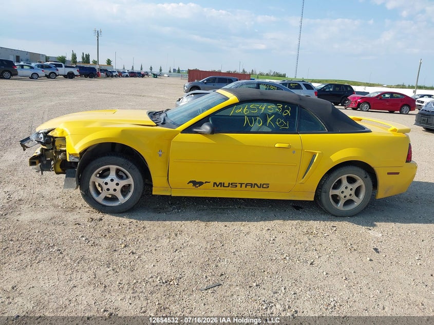 2004 FORD MUSTANG CONVERTIBLE CABRIO 3.9L V6 FI OHV F2