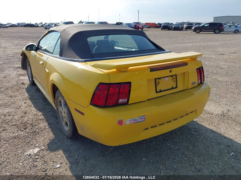 2004 FORD MUSTANG CONVERTIBLE CABRIO 3.9L V6 FI OHV F2