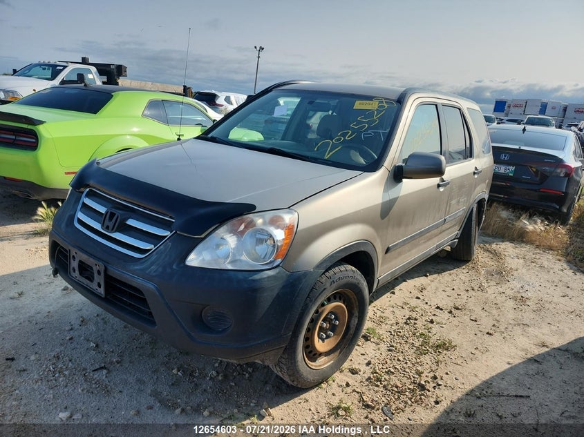 2005 Honda CR-V, Благотворительность, IAAI, VIN JHLRD78815C806095 — фото 2