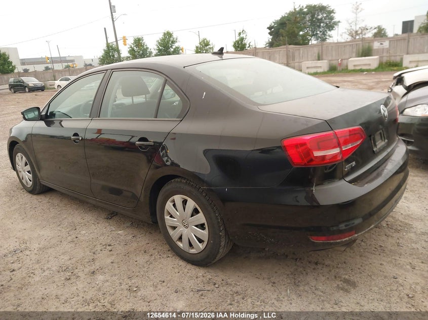 2015 Volkswagen Jetta S VIN: 3VW2K7AJ0FM326368 Lot: 12654614