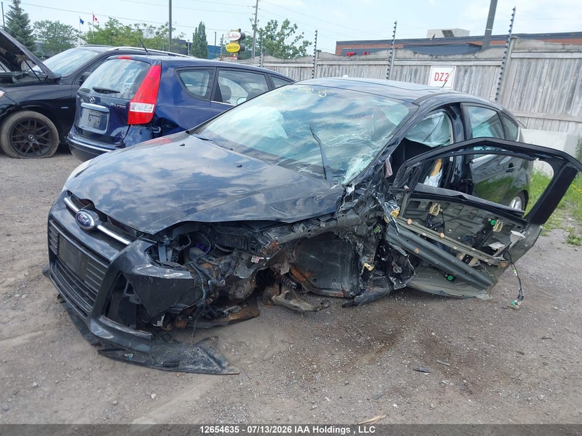 Vin: 1fadp3n25el315218, lot: 3056565, ford focus titanium 20142