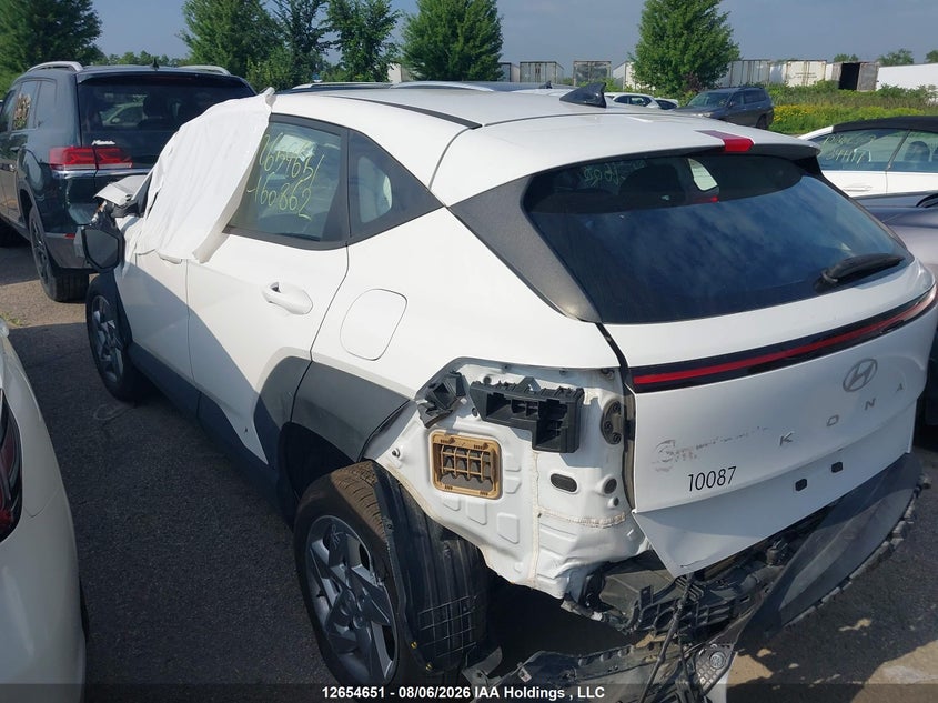 Vin: km8hacab3ru160862, lot: 3056581, hyundai kona 20243