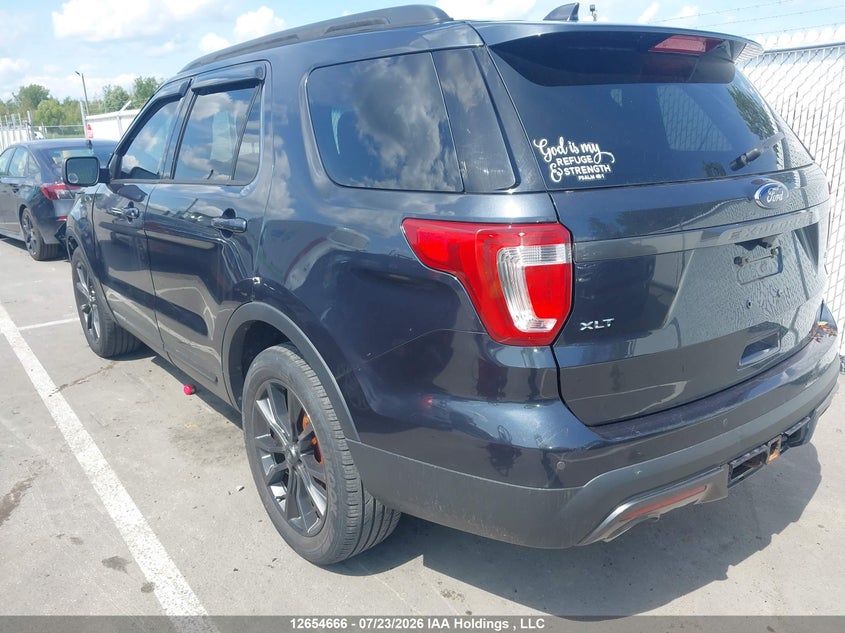 Vin: 1fm5k8d85hge06756, lot: 3056596, ford explorer xlt 20173
