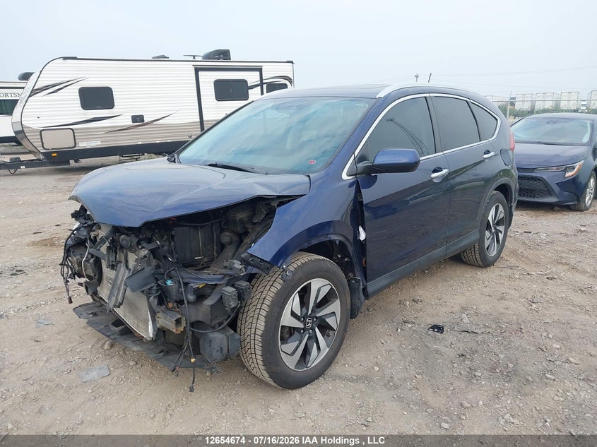 Vin: 5j6rm4h95gl802455, lot: 3056604, honda cr-v touring 20162