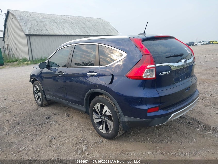 Vin: 5j6rm4h95gl802455, lot: 3056604, honda cr-v touring 20163