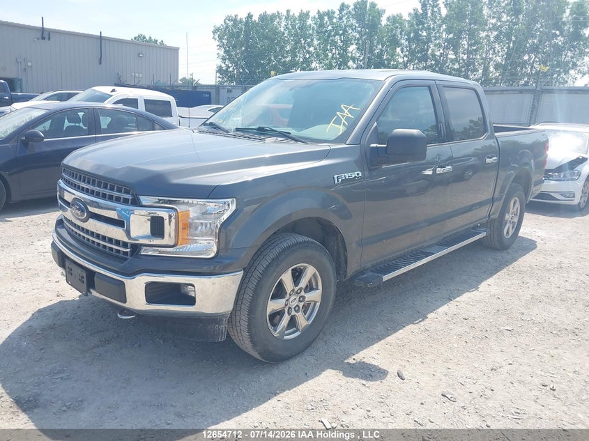 2018 Ford F-150, Лобове скло, IAAI, VIN 1FTEW1EP0JFD35791 — фото 2