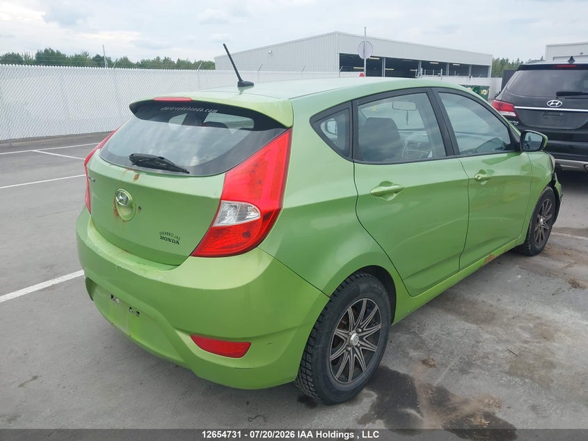 Vin: kmhct5ae1cu015661, lot: 3056663, hyundai accent gl 20124