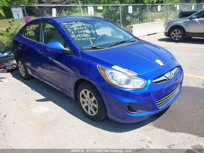Vin: kmhct4ae6cu049024, lot: 3056665, hyundai accent 2012 img_1