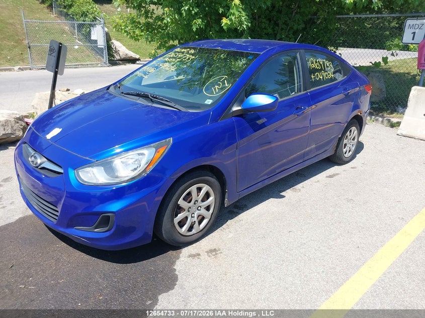 Vin: kmhct4ae6cu049024, lot: 3056665, hyundai accent 20122