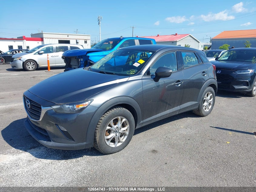 Vin: jm1dkfc79k0440504, lot: 3056679, mazda cx-3 touring 20192