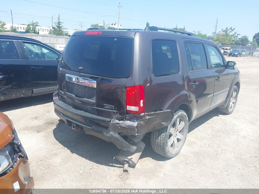 Vin: 5fnyf4h94cb501412, lot: 3056693, honda pilot 20124