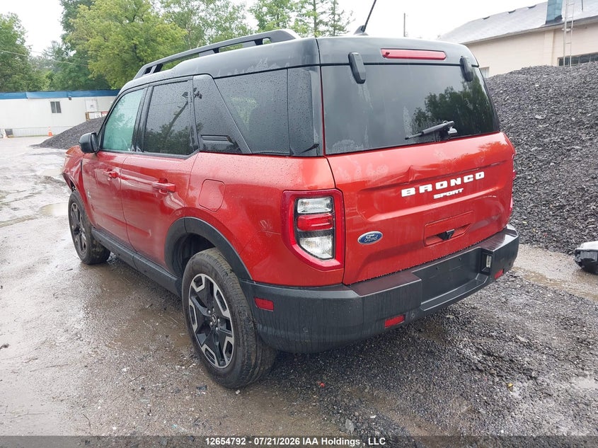 2022 Ford Bronco Sport Outer Banks VIN: 3FMCR9C68NRD82093 Lot: 12654792