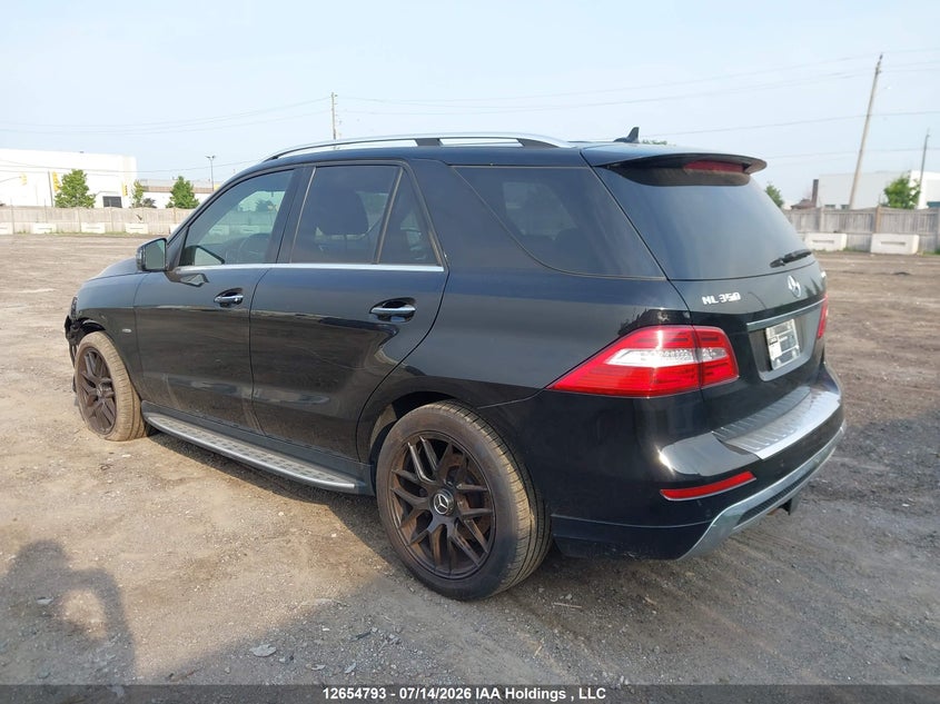 Vin: 4jgda2eb8ca074331, lot: 3056735, mercedes-benz ml350 20123