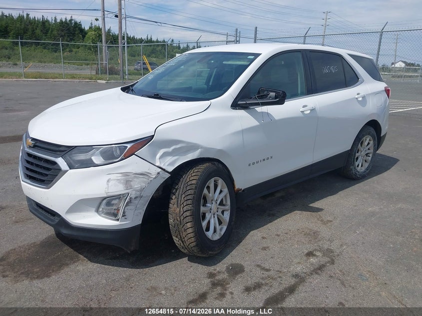 2018 Chevrolet Equinox, Удар спереди, IAAI, VIN 2GNAXSEV5J6310337 — фото 2