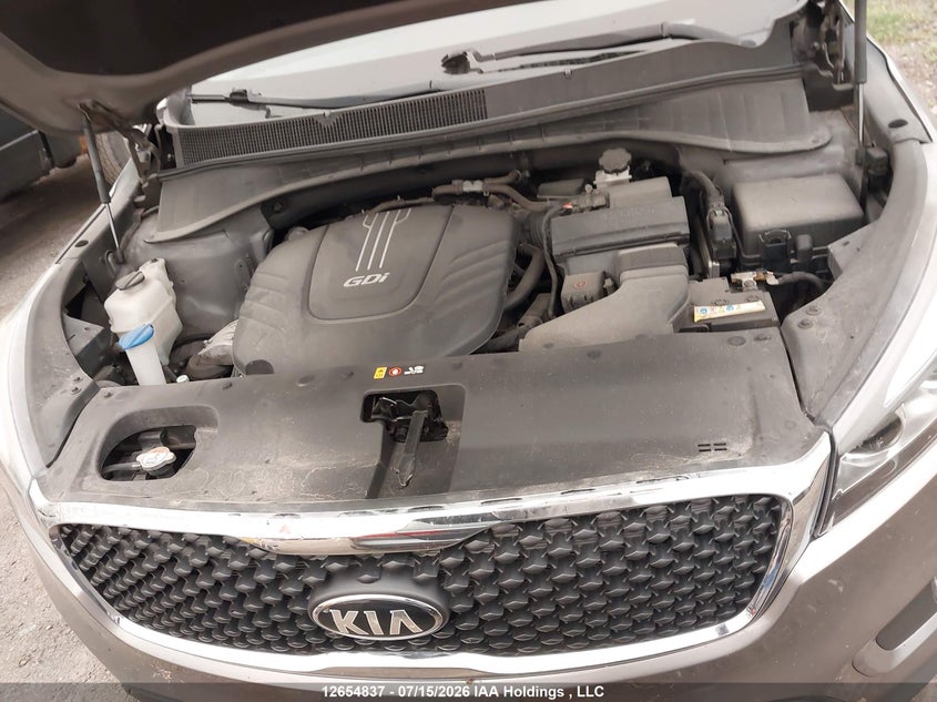 2016 Kia Sorento 3.3L Lx + VIN: 5XYPGDA54GG186397 Lot: 12654837