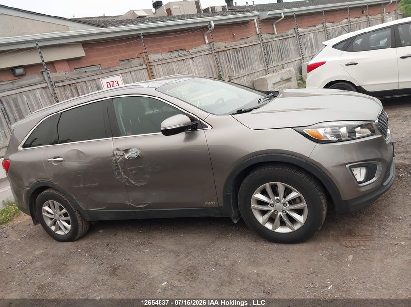 2016 Kia Sorento 3.3L Lx + VIN: 5XYPGDA54GG186397 Lot: 12654837