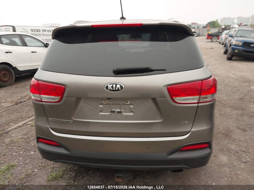 2016 Kia Sorento 3.3L Lx + VIN: 5XYPGDA54GG186397 Lot: 12654837