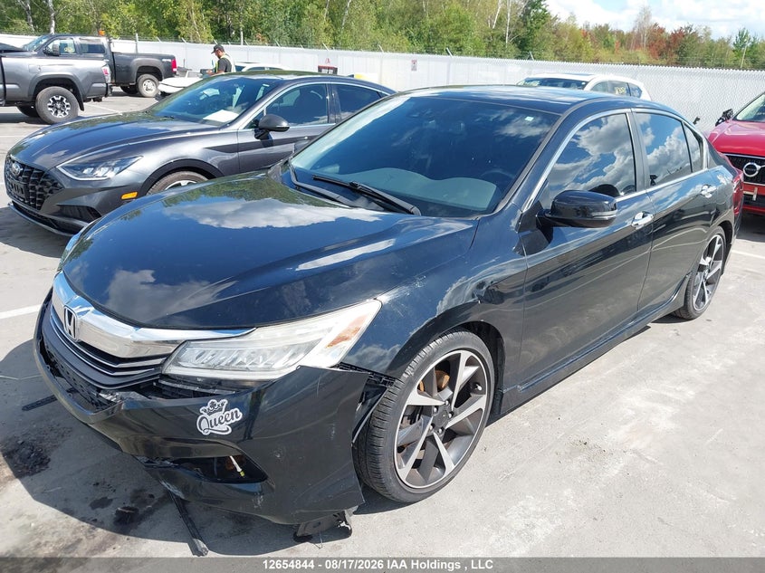Vin: 1hgcr2f05ga801793, lot: 3056786, honda accord touring 20162