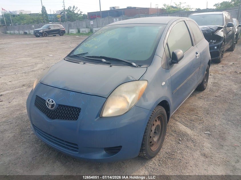2007 Toyota Yaris VIN: JTDJT923075056167 Lot: 12654851
