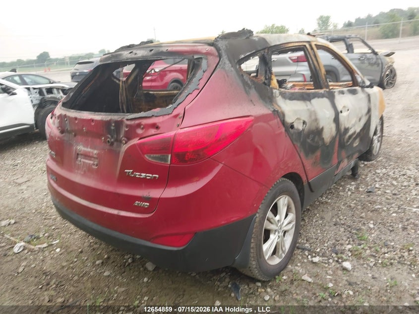 Vin: km8jucac2bu166613, lot: 3056801, hyundai tucson gls 20114