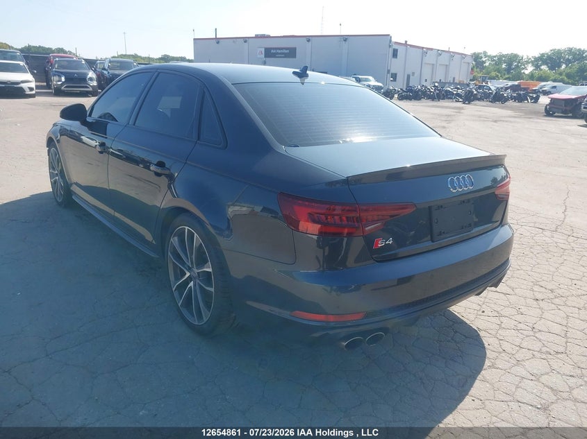 Vin: waub4af46ka006098, lot: 3056803, audi s4 premium plus 20193
