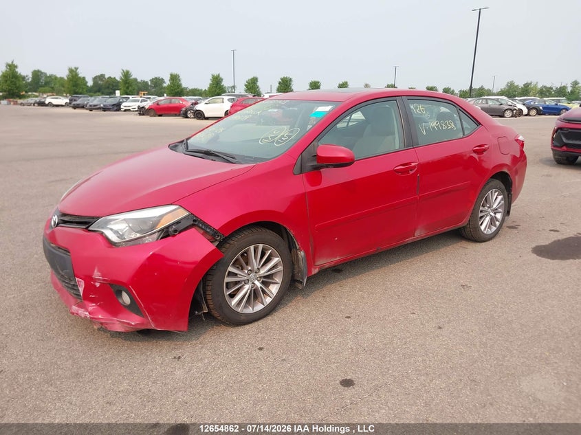 Vin: 2t1burhe9ec199838, lot: 3056804, toyota corolla le 20142