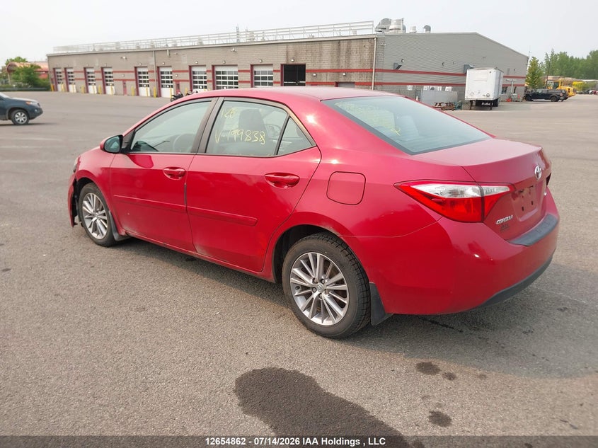 Vin: 2t1burhe9ec199838, lot: 3056804, toyota corolla le 20143