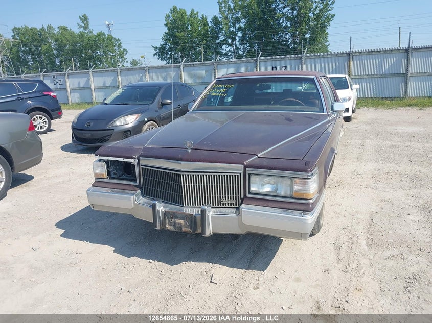 1990 Cadillac Brougham VIN: 1G6DW5176LR718728 Lot: 12654865