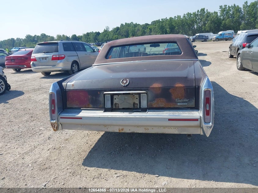 1990 Cadillac Brougham VIN: 1G6DW5176LR718728 Lot: 12654865