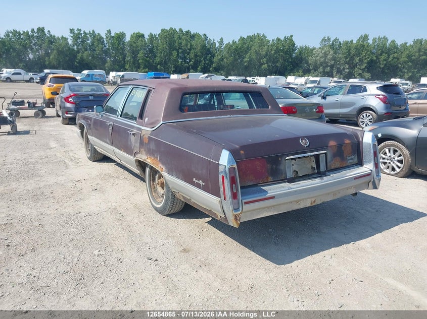 1990 Cadillac Brougham VIN: 1G6DW5176LR718728 Lot: 12654865