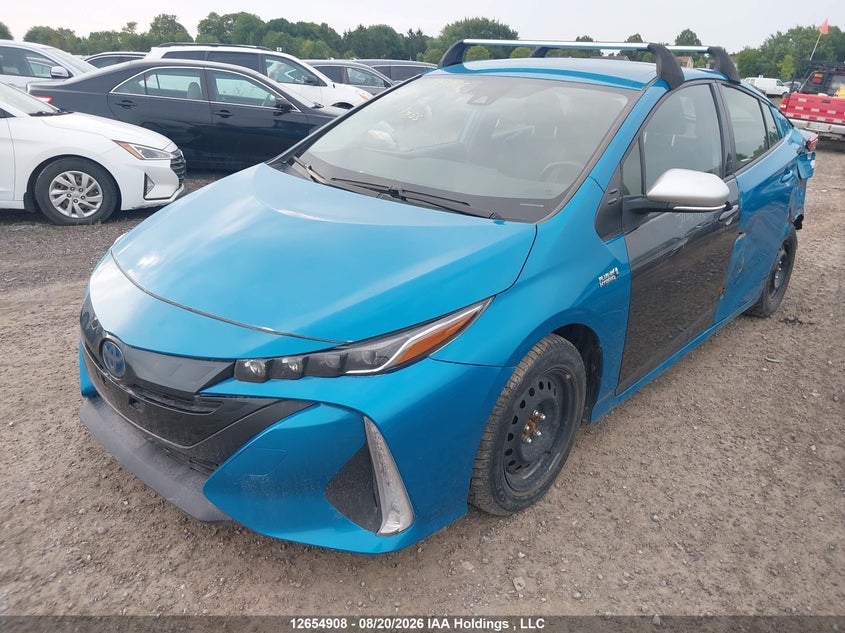 Vin: jtdkamfp8m3171455, lot: 3056850, toyota prius prime le/xle/limited 20212