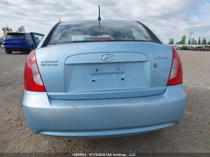 2006 Hyundai Accent Gl/Gls VIN: KMHCN45C86U027498 Lot: 12654923