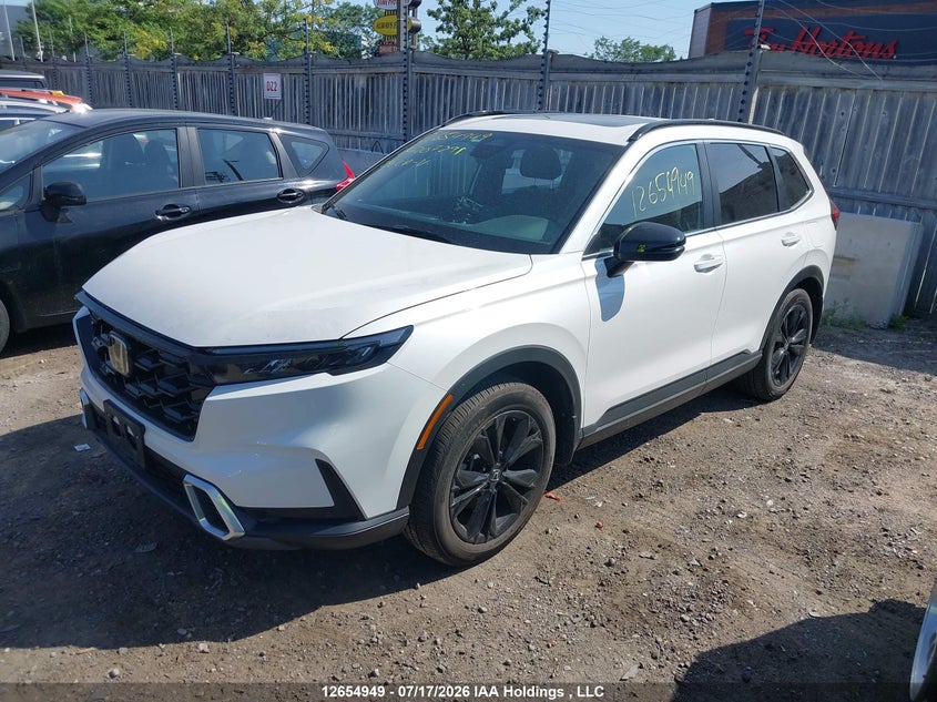 2024 Honda Cr-V Touring Hybrid, Угон, IAAI, VIN 2HKRS6H98RH207291 — фото 2