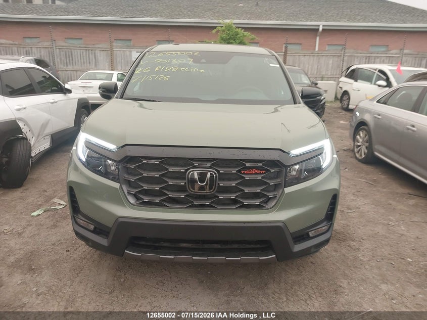 2026 Honda Ridgeline Trailsport VIN: 5FPYK3F63TB501309 Lot: 12655002