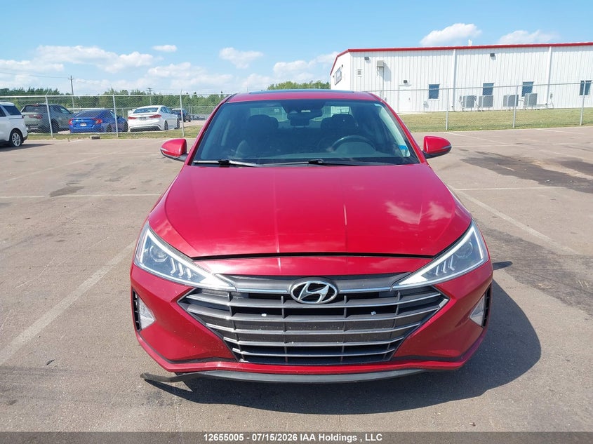 2020 Hyundai Elantra Luxury VIN: KMHD84LF1LU952628 Lot: 12655005