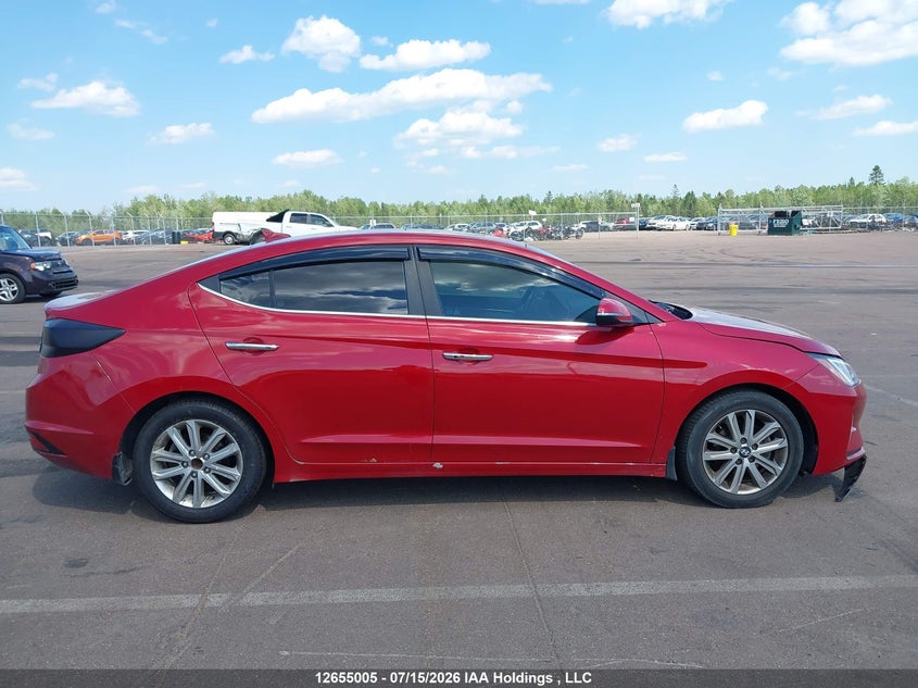 2020 Hyundai Elantra Luxury VIN: KMHD84LF1LU952628 Lot: 12655005
