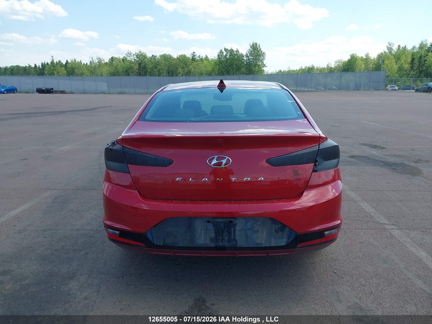 2020 Hyundai Elantra Luxury VIN: KMHD84LF1LU952628 Lot: 12655005