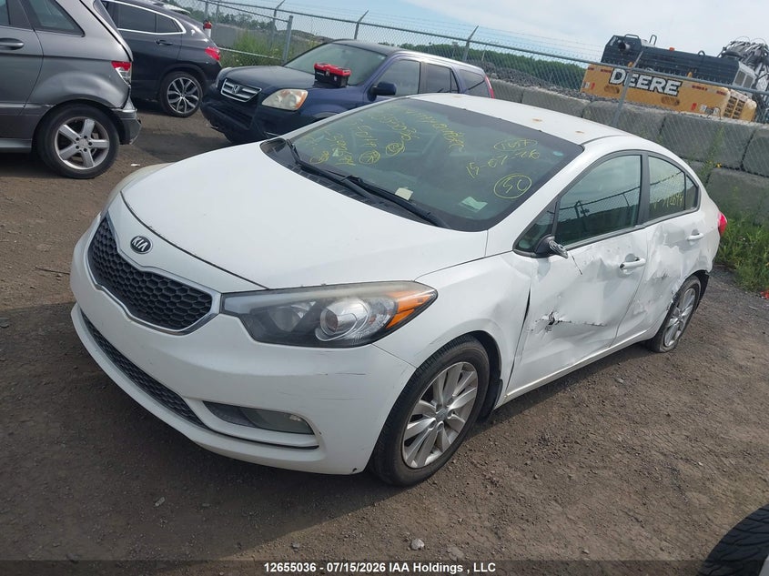 2015 Kia Forte, Удар сзади, IAAI, VIN KNAFX4A69F5392694 — фото 2