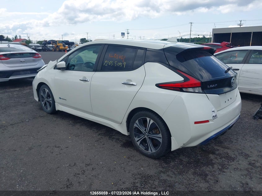 Vin: 1n4az1cp1kc304437, lot: 3057007, nissan leaf s/sl/sv 20193