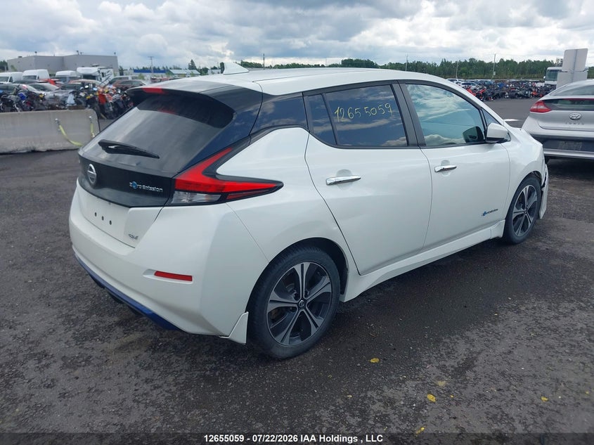 Vin: 1n4az1cp1kc304437, lot: 3057007, nissan leaf s/sl/sv 20194