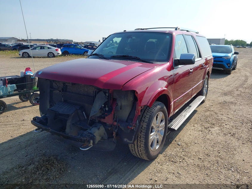 2017 Ford Expedition, Front, IAAI, VIN 1FMJK1MT2HEA18373 — photo 2