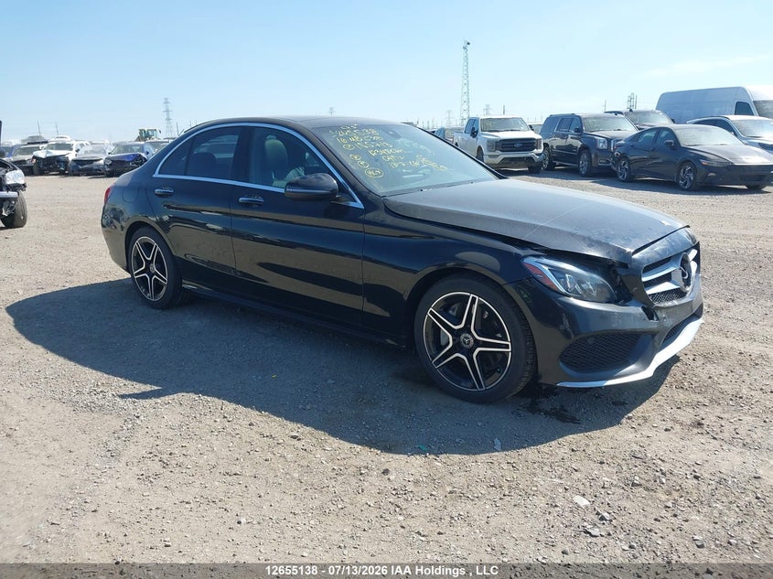 Vin: 55swf4kb8gu155713, lot: 3057105, mercedes-benz c 300 4matic 20161