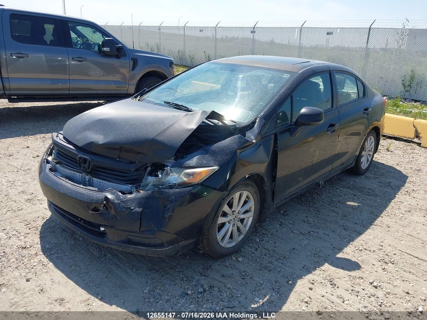 Vin: 2hgfb2f51ch001307, lot: 3057117, honda civic ex 4dr 20122