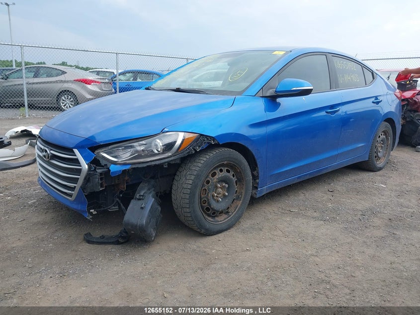 2017 Hyundai Elantra Gl, Левый перёд, IAAI, VIN KMHD84LF1HU114963 — фото 2