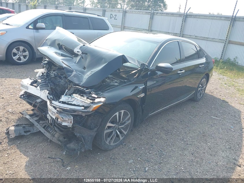 Vin: 1hgcv3f96ja800241, lot: 3057128, honda accord hybrid touring 20182
