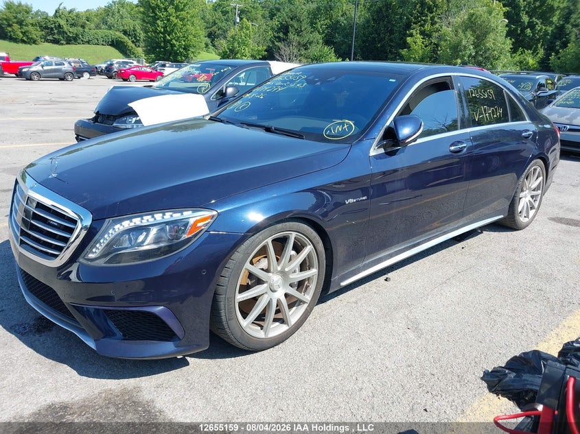 Vin: wddug7jb7fa174274, lot: 3057129, mercedes-benz s 63 amg 20152