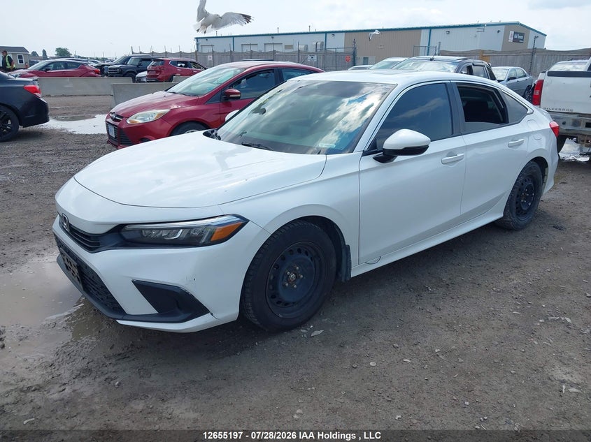Vin: 2hgfe2f3xnh125021, lot: 3057167, honda civic ex 4dr 20222