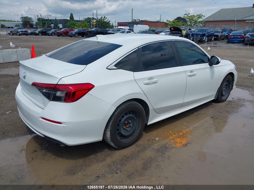 Vin: 2hgfe2f3xnh125021, lot: 3057167, honda civic ex 4dr 20224